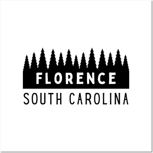 Florence South Carolina SC Tourist Souvenir Posters and Art